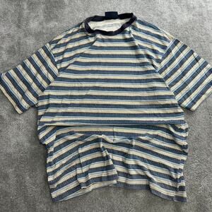 Y2K Faded Glory Striped Tee Shirt Size Large *See Photos* Vintage 2000s jnco